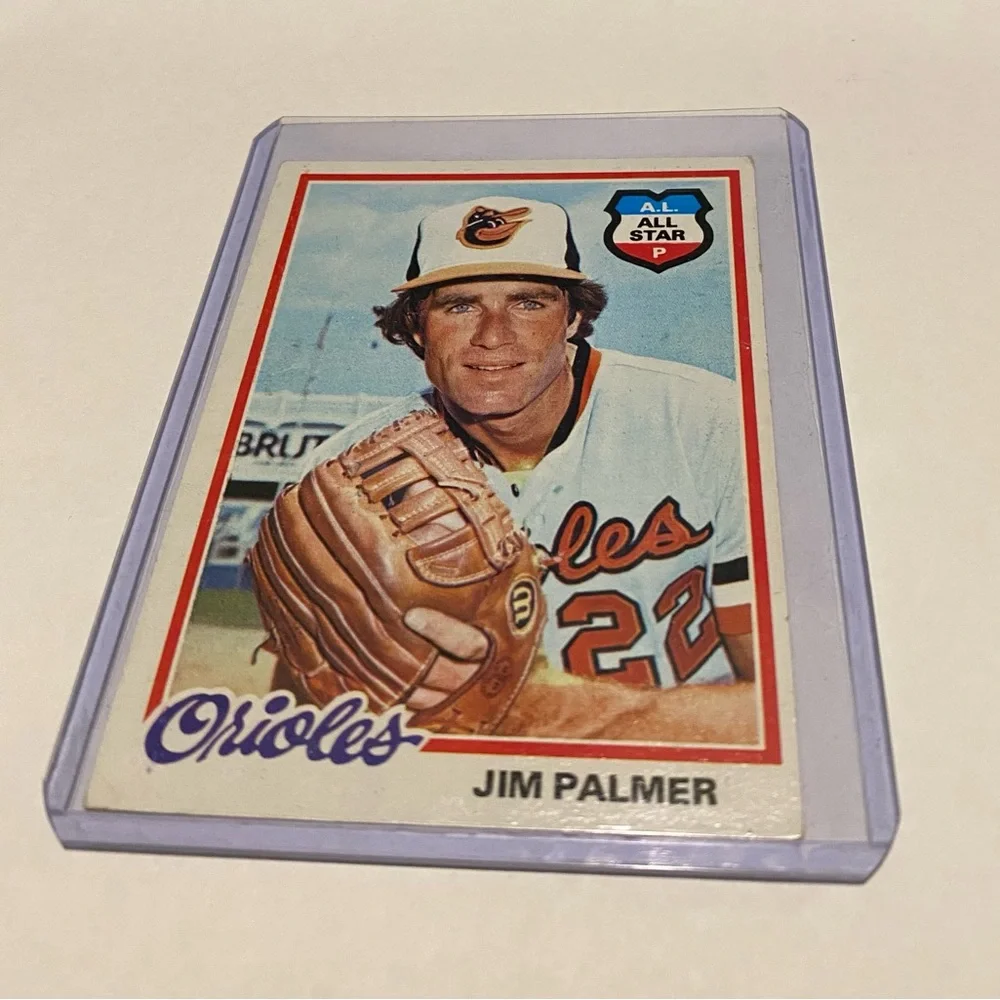 Jim Palmer 1978 Topps Baseball Card vintage collectible 70s